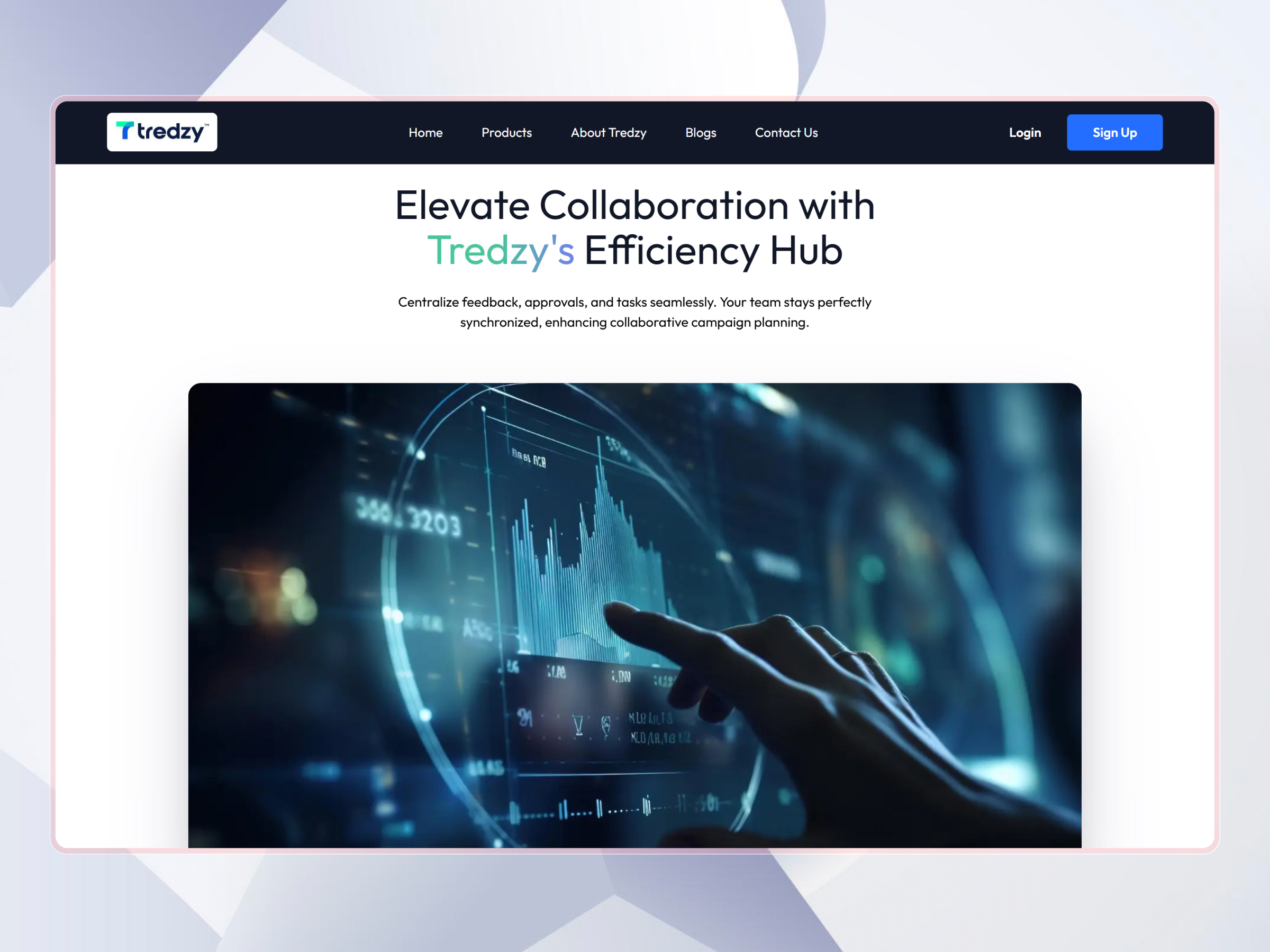 Tredzy Fintech SaaS Platform | Craftnotion