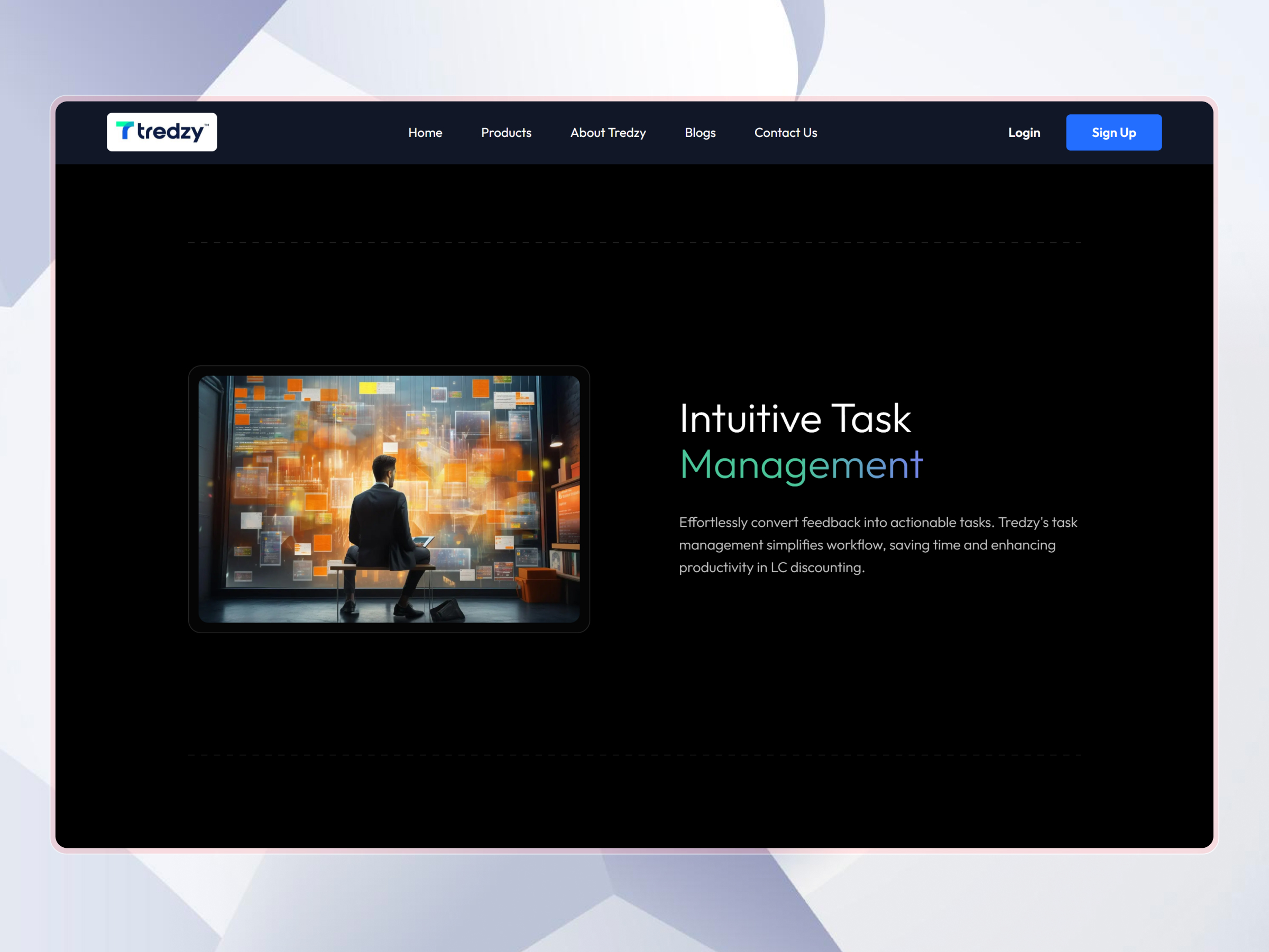 Tredzy Fintech SaaS Platform | Craftnotion