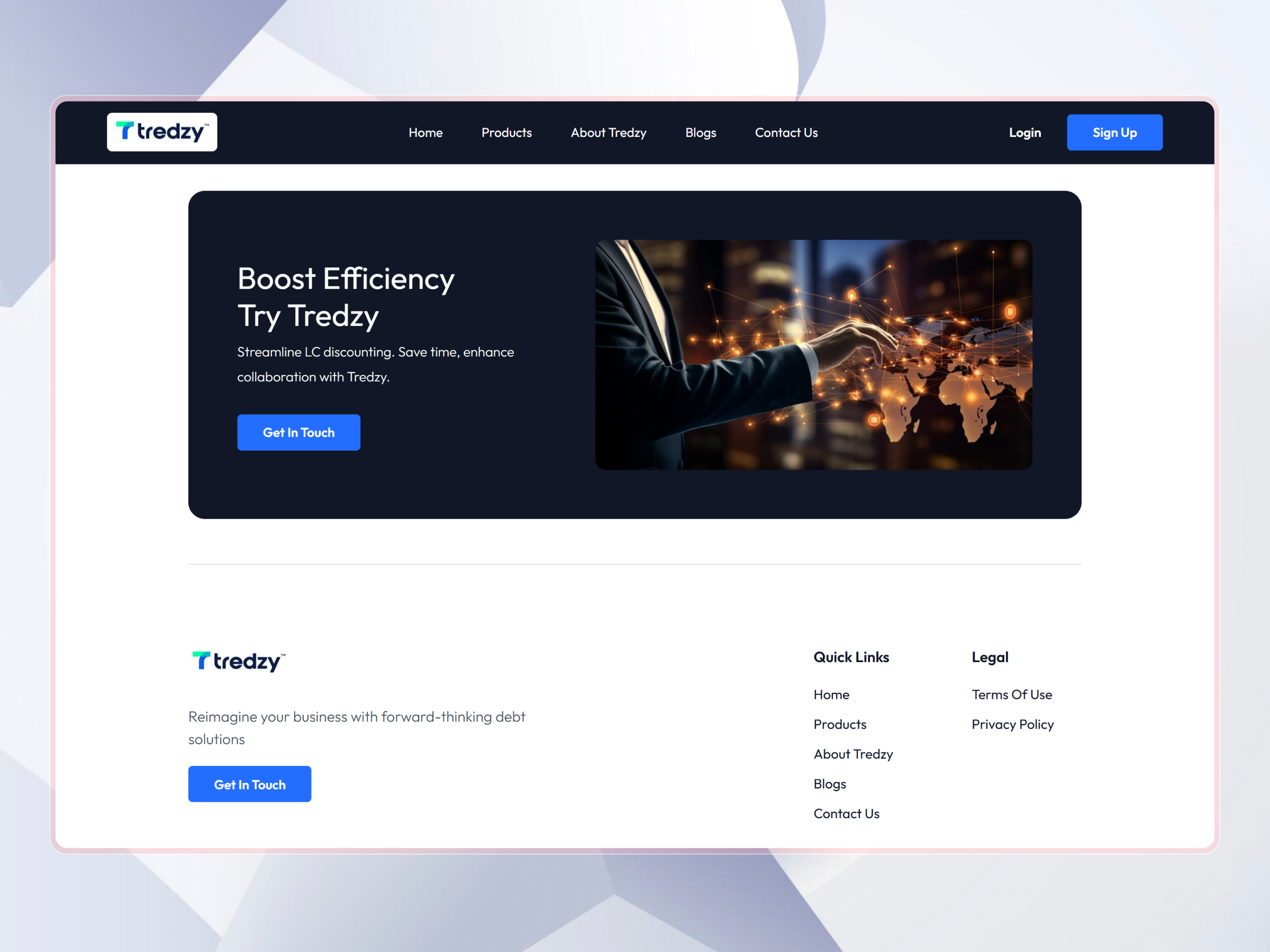 Tredzy Fintech SaaS Platform | Craftnotion