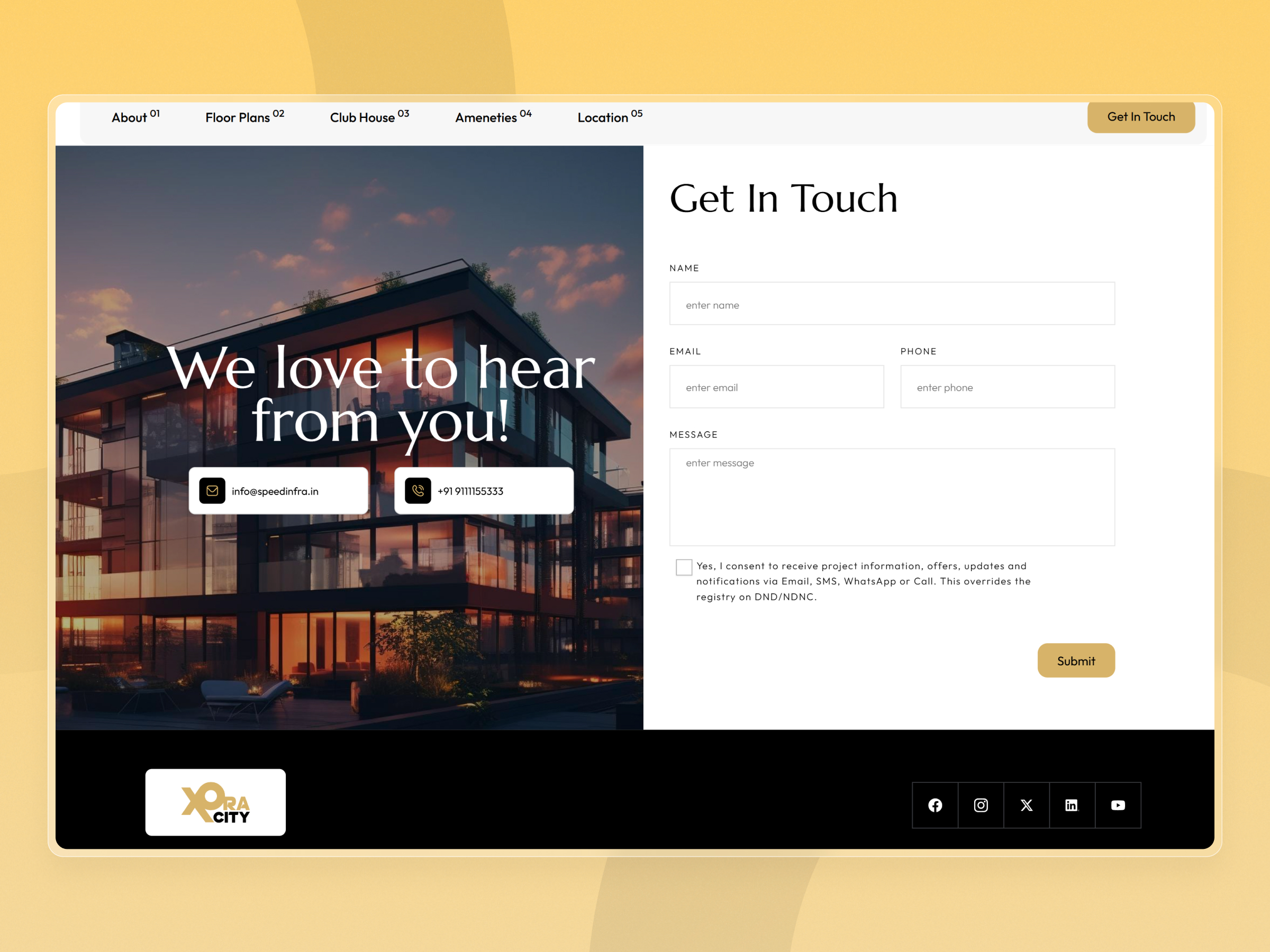 Xora City: Urban Development Website | Craftnotion
